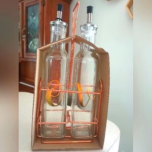NEW in Packaging, Oil and Vinegar Bottle Set